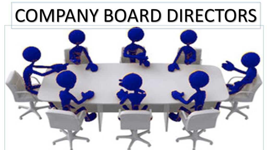 DIRECTORS OF COMPANY BOARDS HAVE PERSONAL AND COLLECTIVE LIABILITIES.