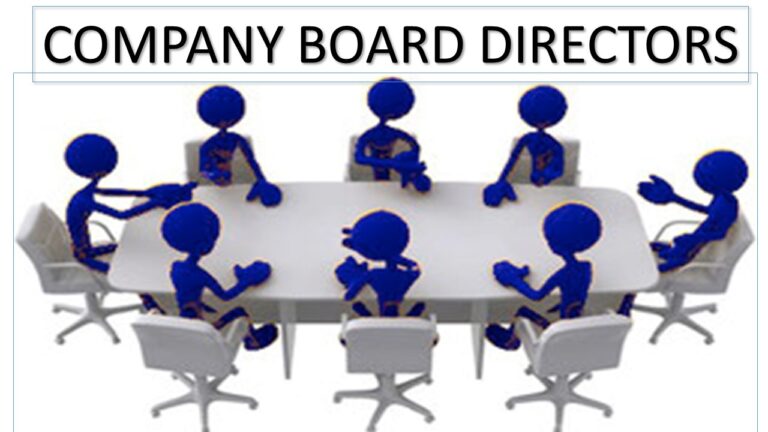 DIRECTORS OF COMPANY BOARDS HAVE PERSONAL AND COLLECTIVE LIABILITIES.