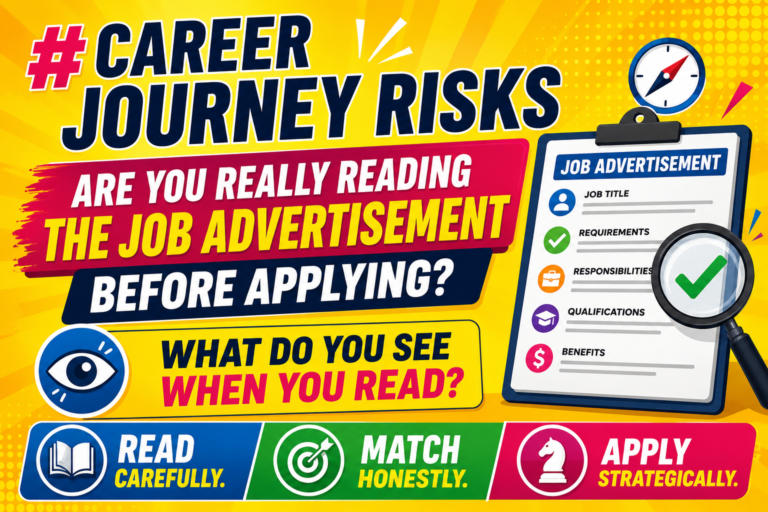 Career Journey Risks: Are You Really Reading the Job Advertisement Before Applying?