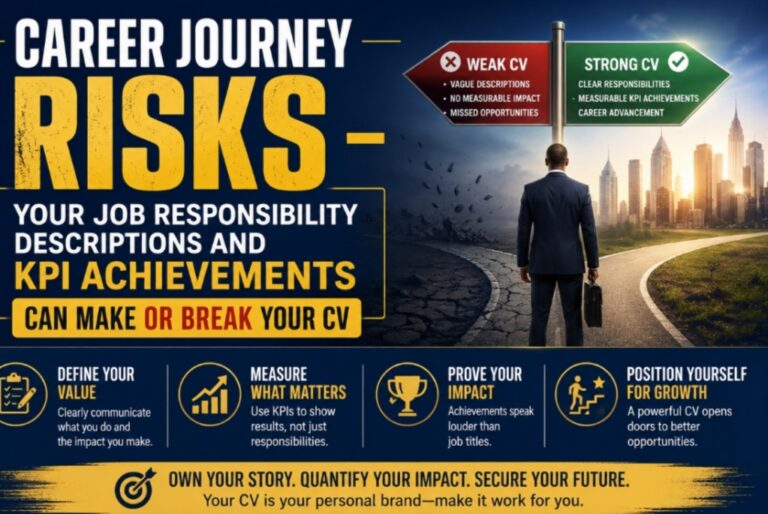 Career Journey Risks – Job Responsibility Descriptions.